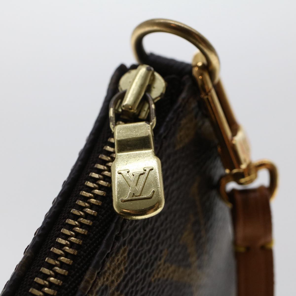 LOUIS VUITTON Monogram Pochette Accessoires Pouch M51980 LV Auth yk8048