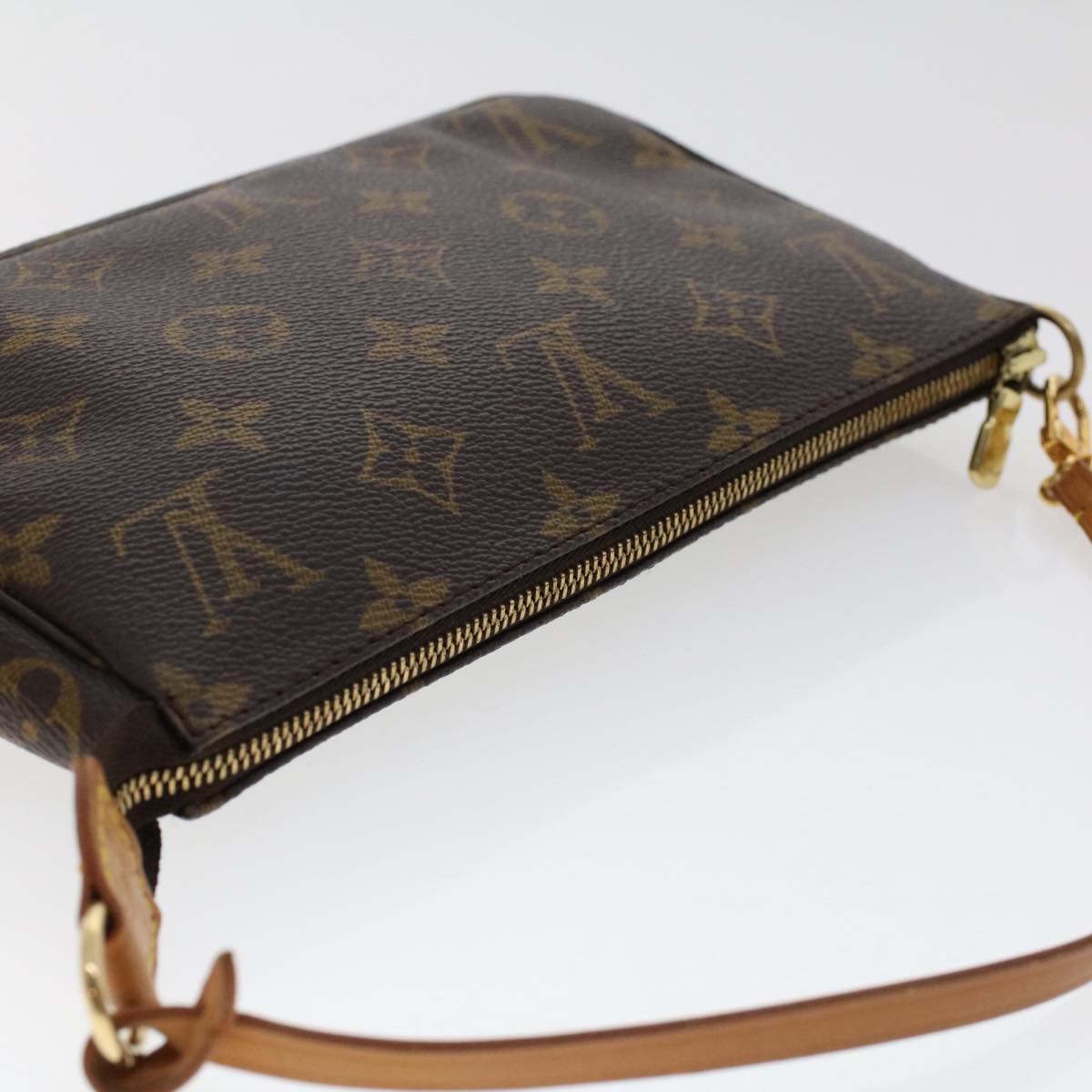 LOUIS VUITTON Monogram Pochette Accessoires Pouch M51980 LV Auth yk8048